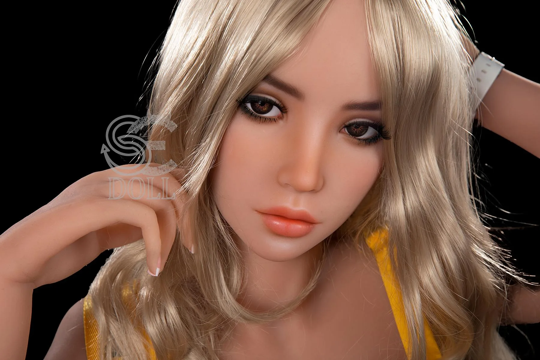 Love doll Jenny with blonde hair and big breasts view 6