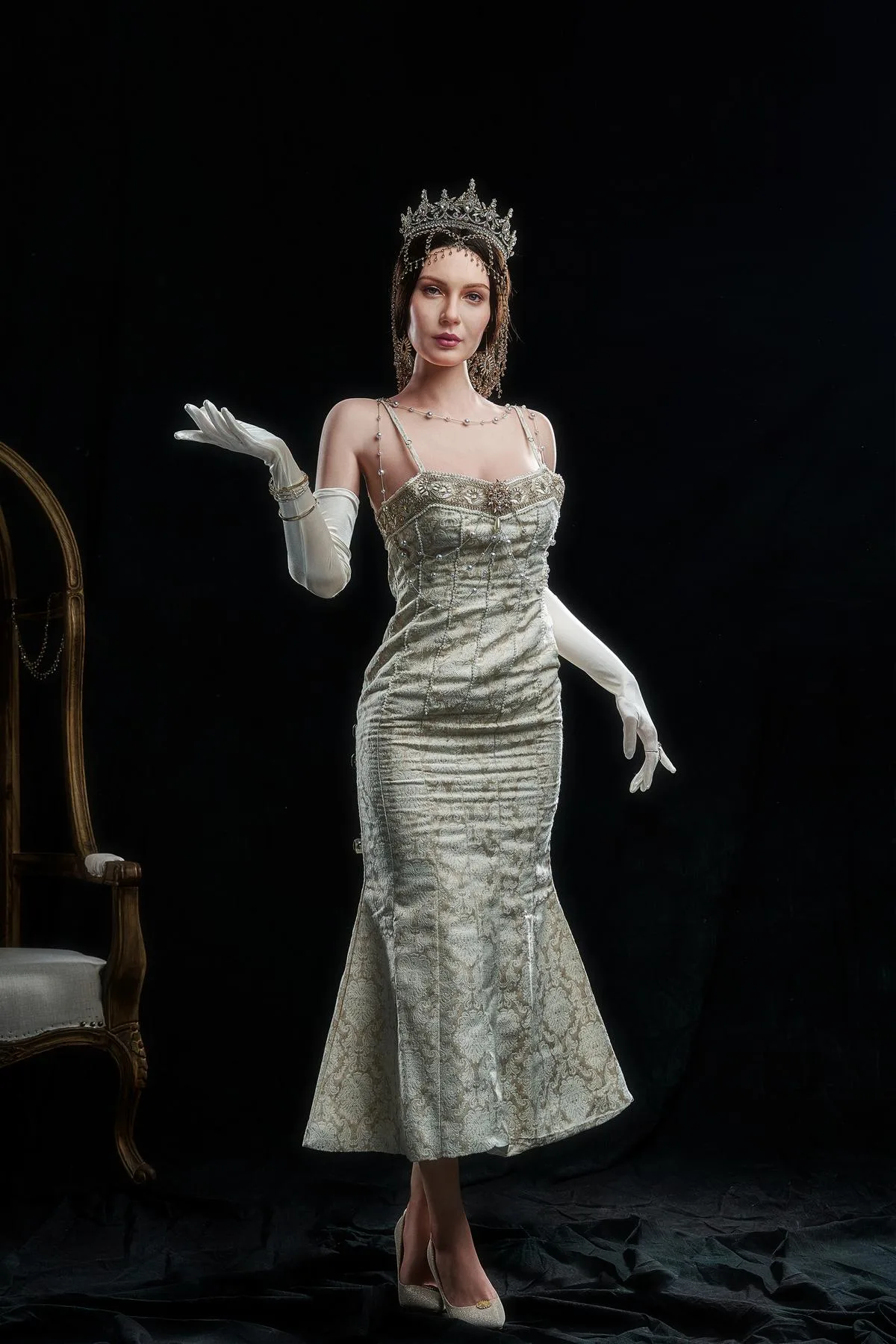 Realistic silicone sex doll Elizabeth view 8