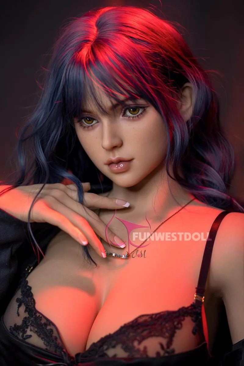 Sex doll Lily | Cosplay sexdoll with blue hair view 5