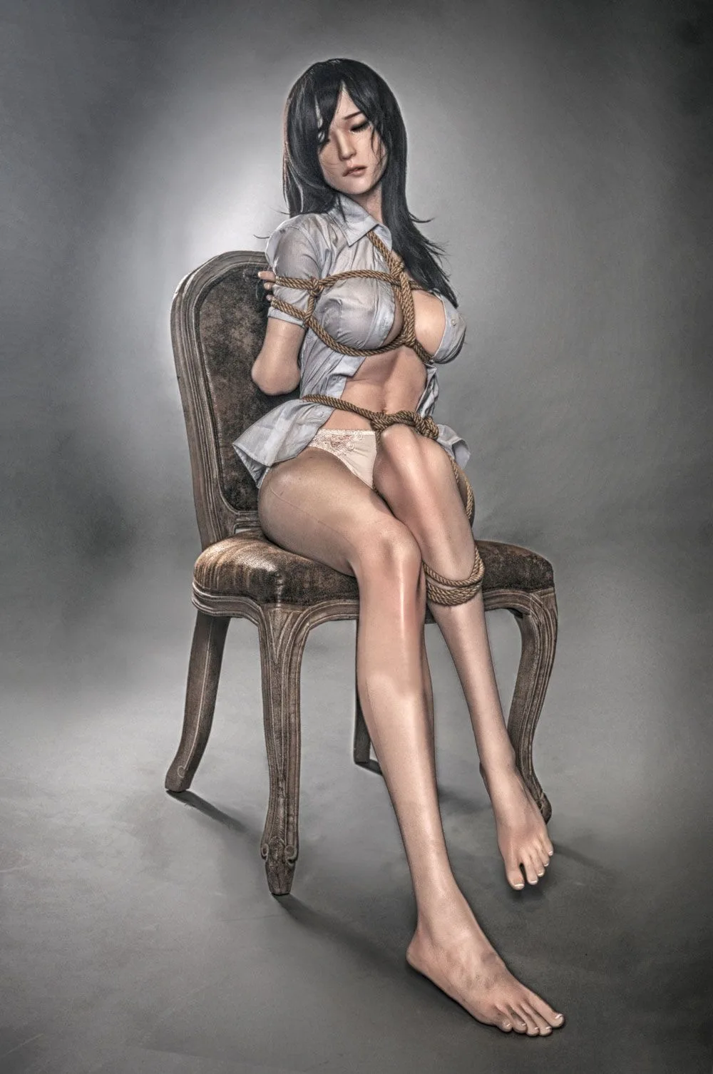 Premium life size  silicone sex doll Katja view 7