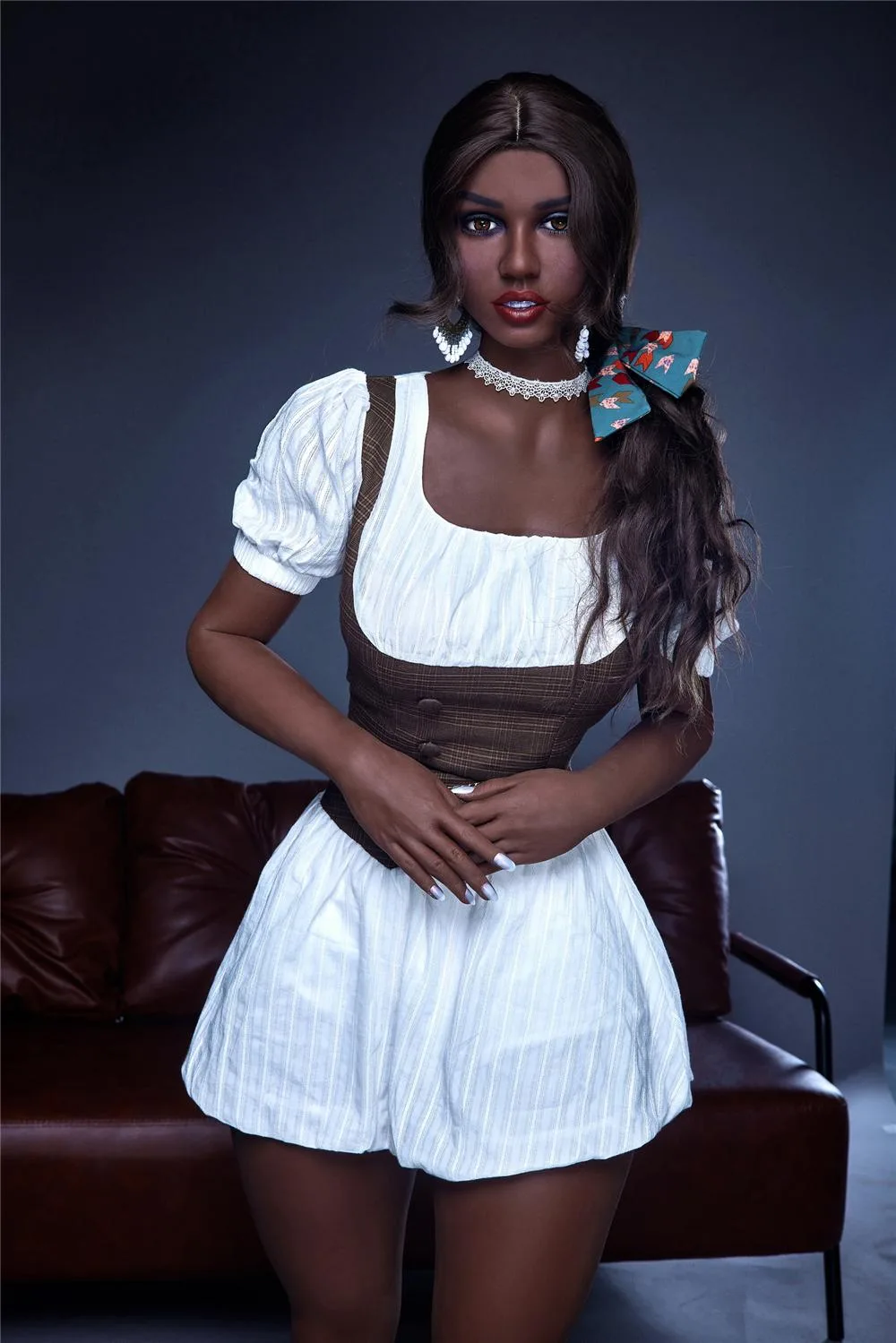 Black sex doll Stella with big boobs and butt view 5