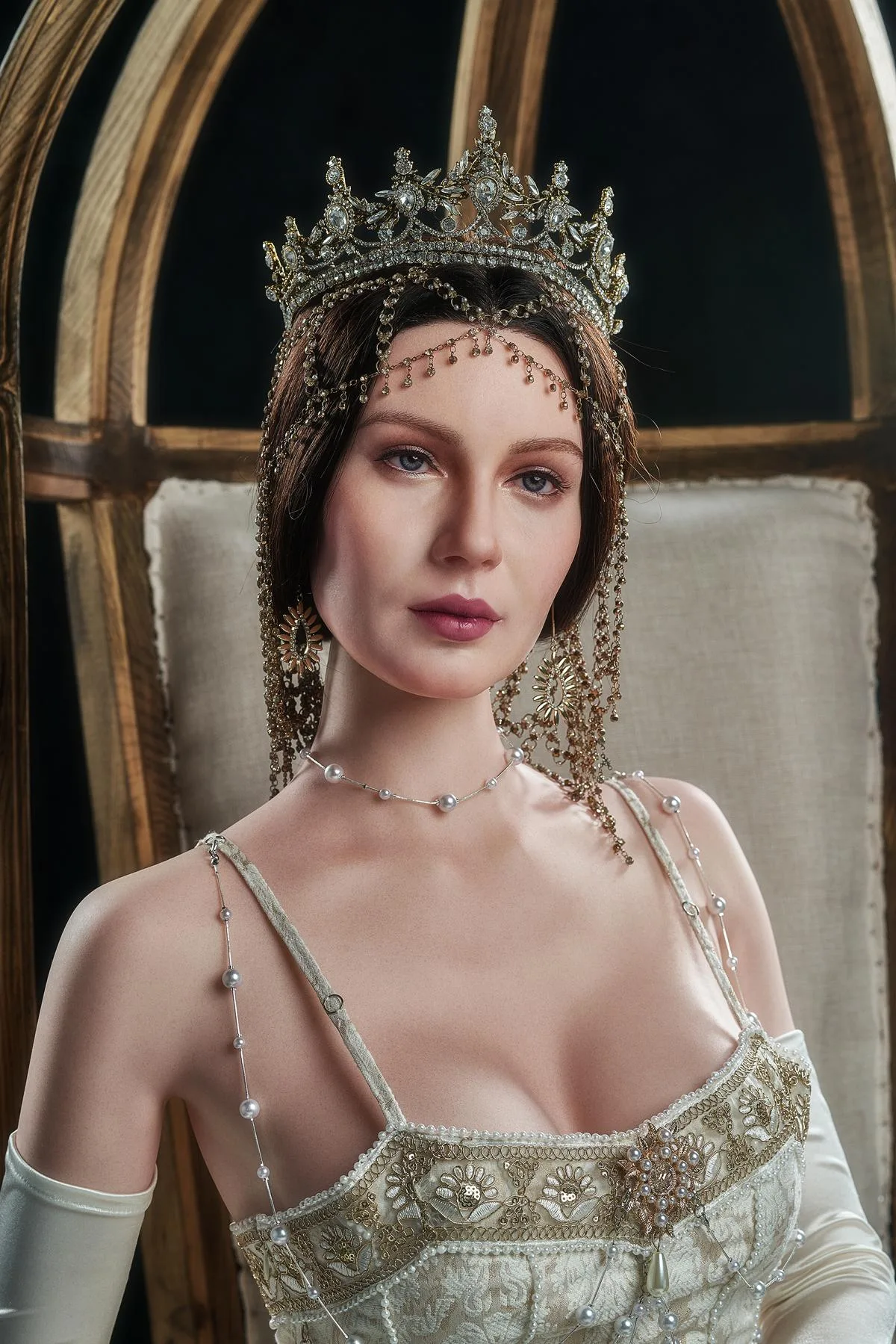 Realistic silicone sex doll Elizabeth view 5