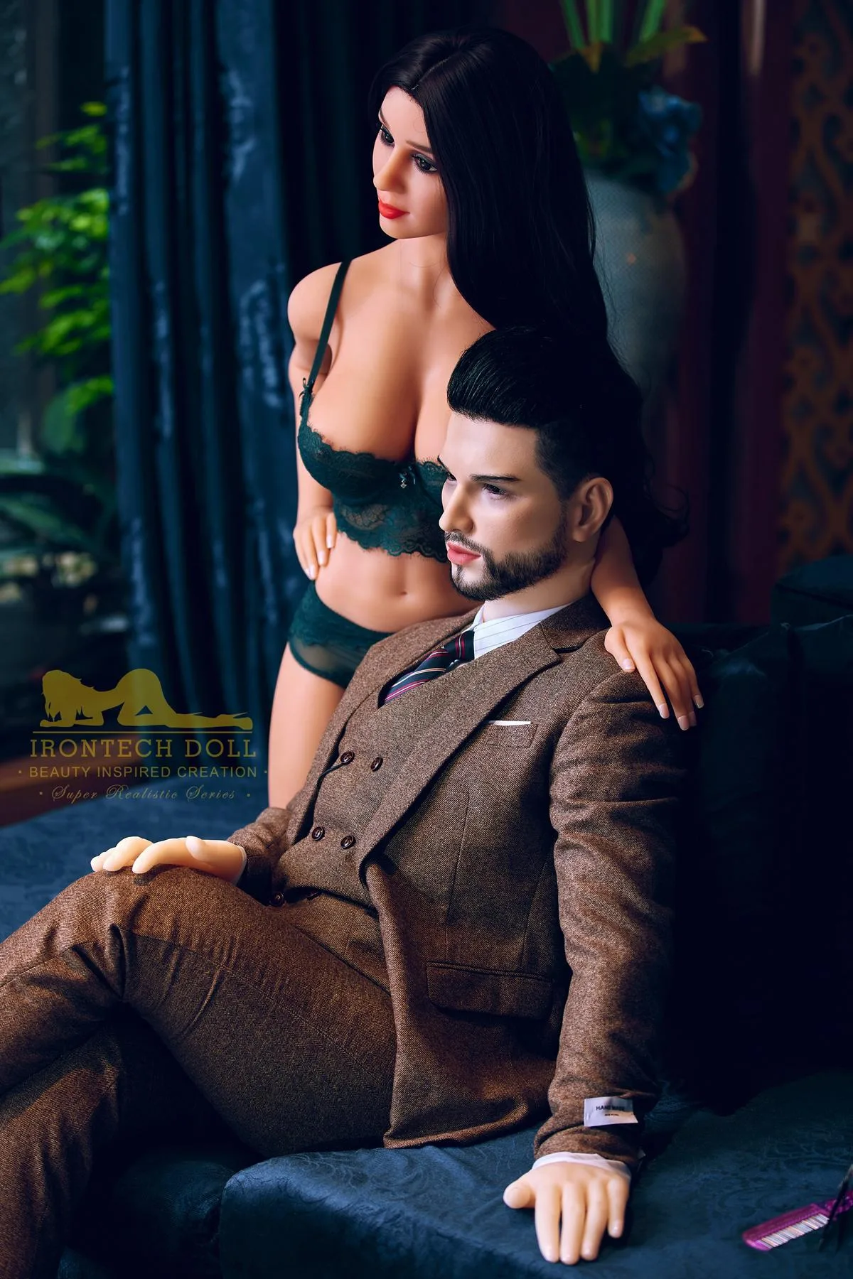 Kevin TPE male sex doll silicone head view 6