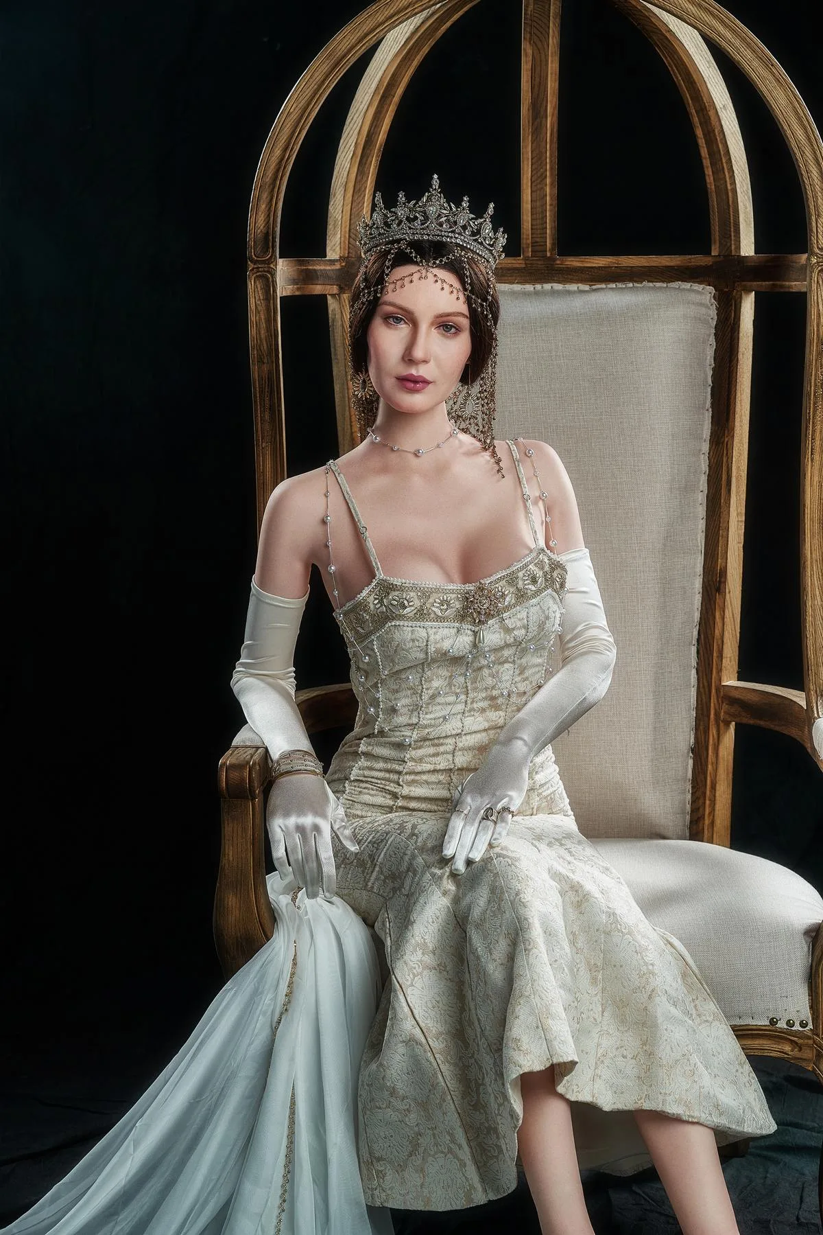 Realistic silicone sex doll Elizabeth view 4