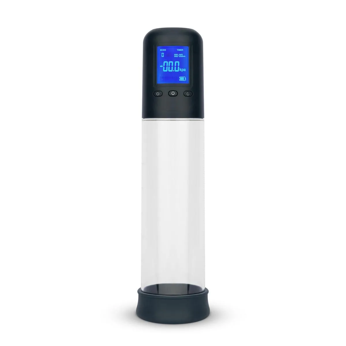 Penis pump with LCD screen