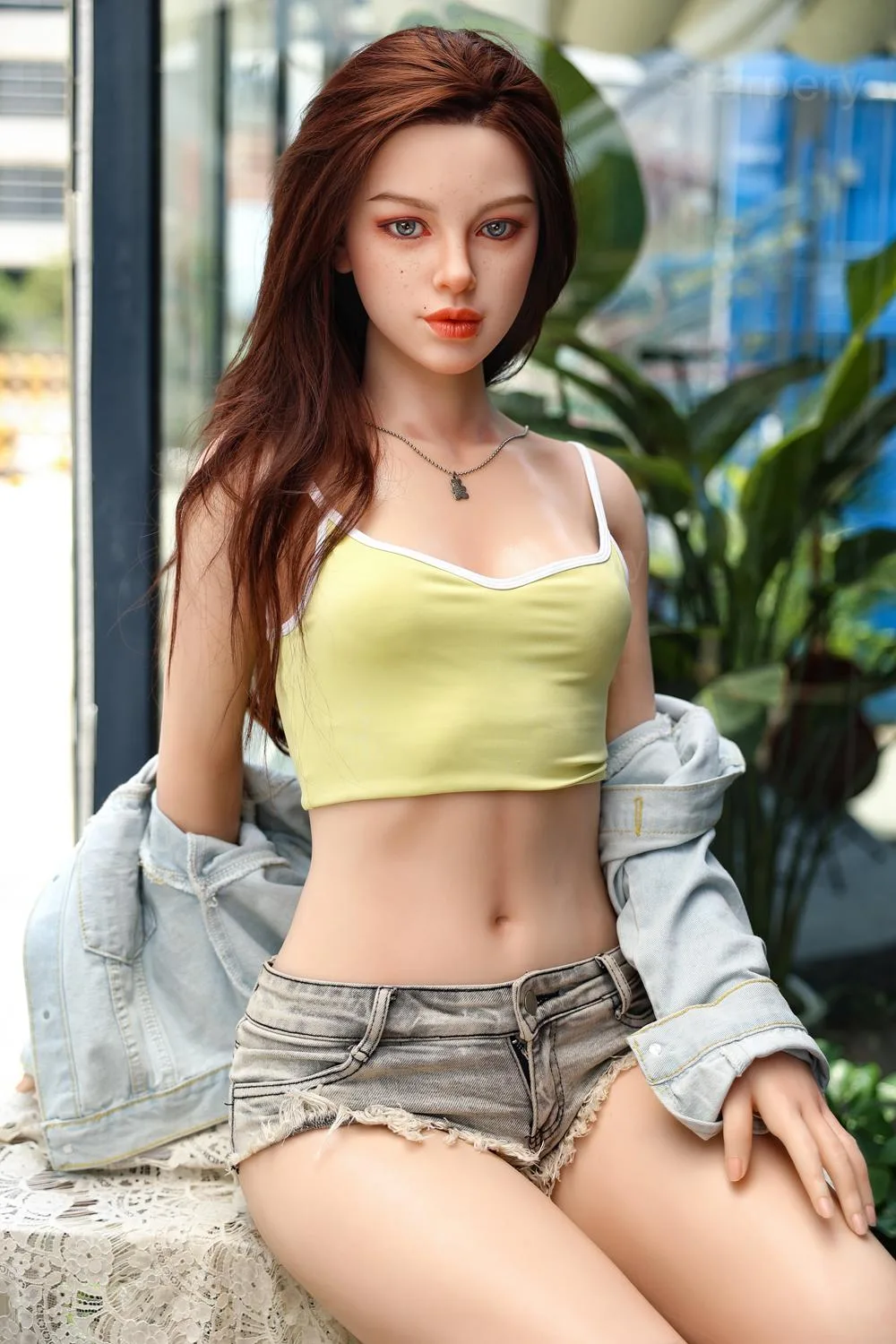 Silicone sex doll Leonie | sexdoll with flat chest view 2