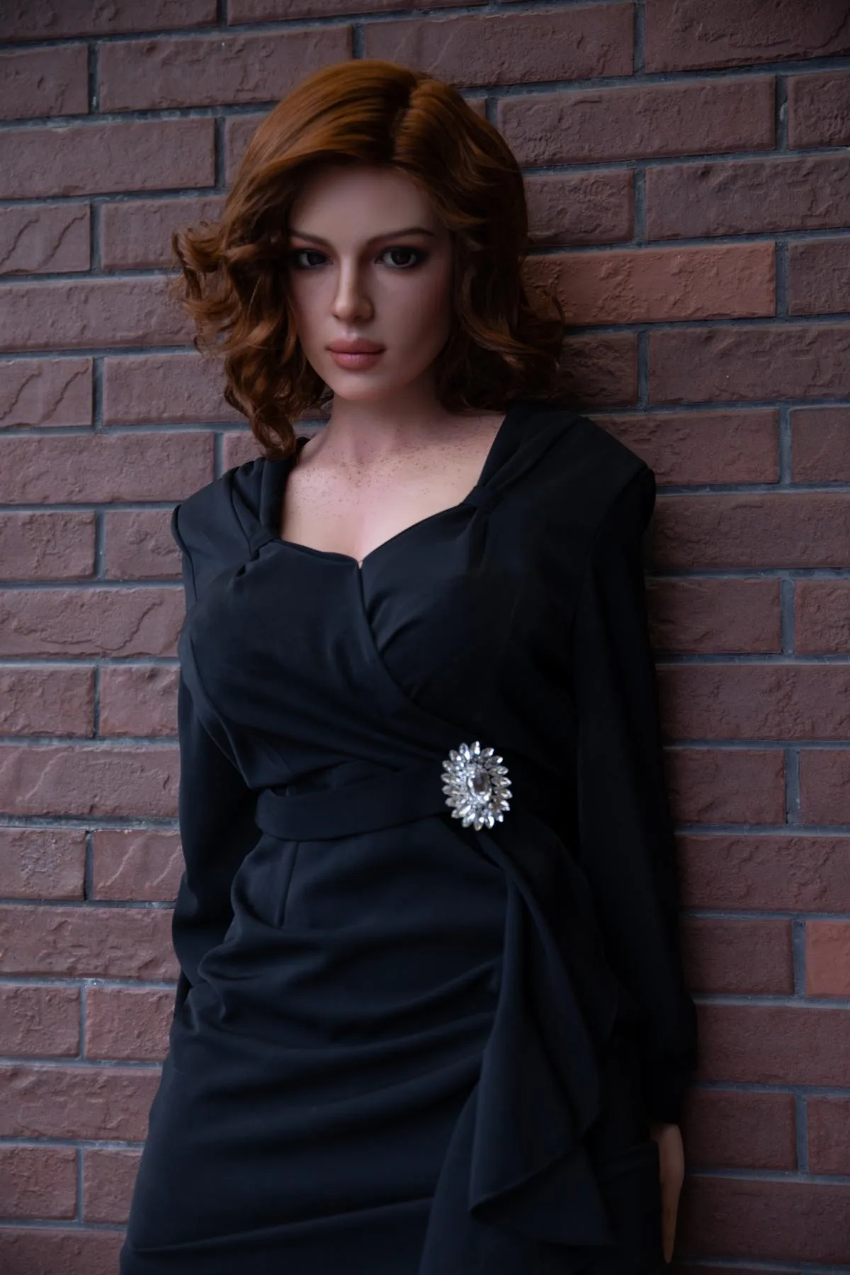 Silicone sex doll Janette with freckles view 6